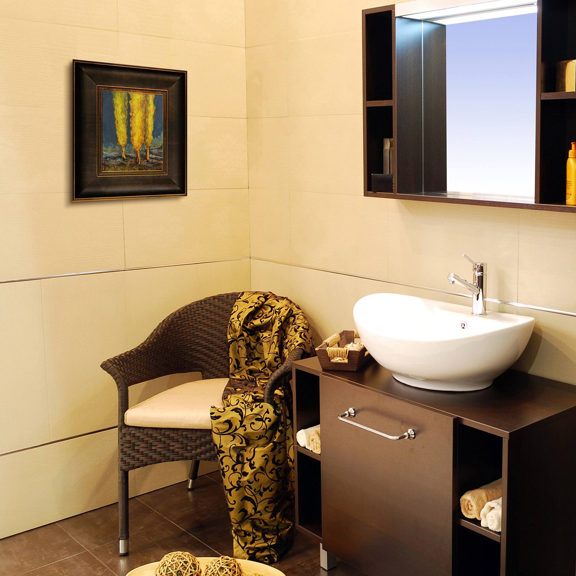 ArtistBe November Tale with Veine D'Or Bronze Scoop Frame, 15" x 17" On Sale Bed Bath